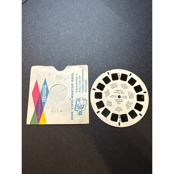 1959 View-Master Popeye 3-Reel Set w/ Booklet B5271-73 - Picture 4 of 10